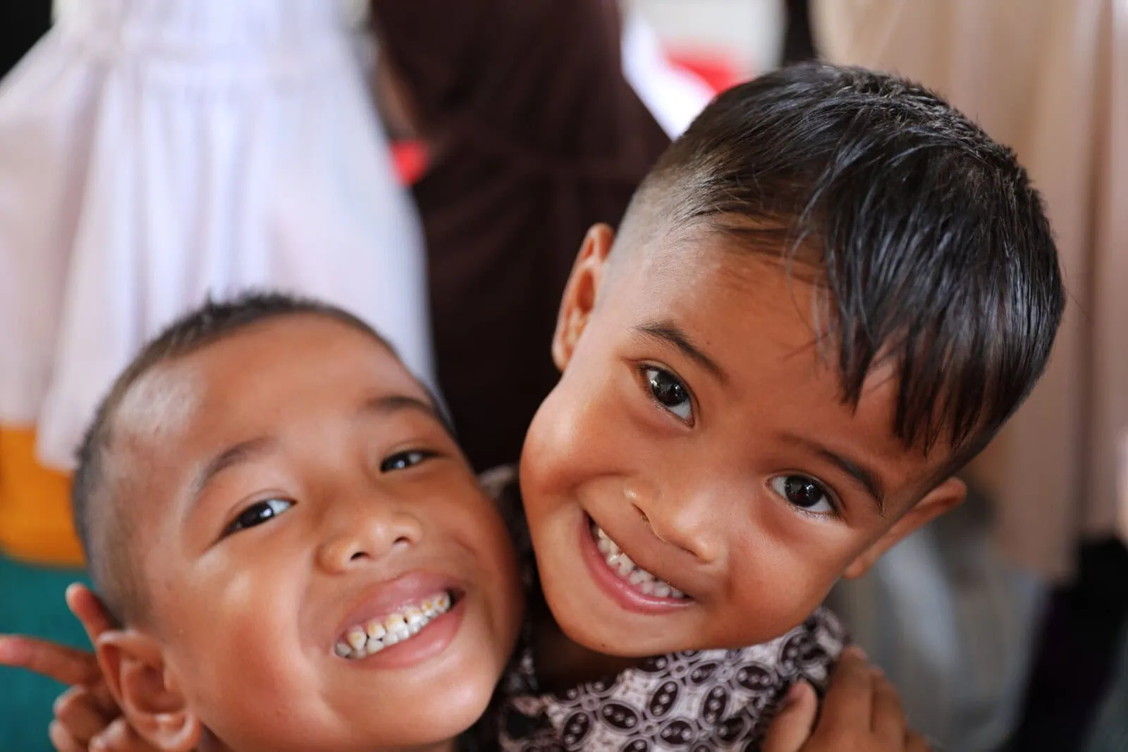Children in a safe, child-friendly daycare environment